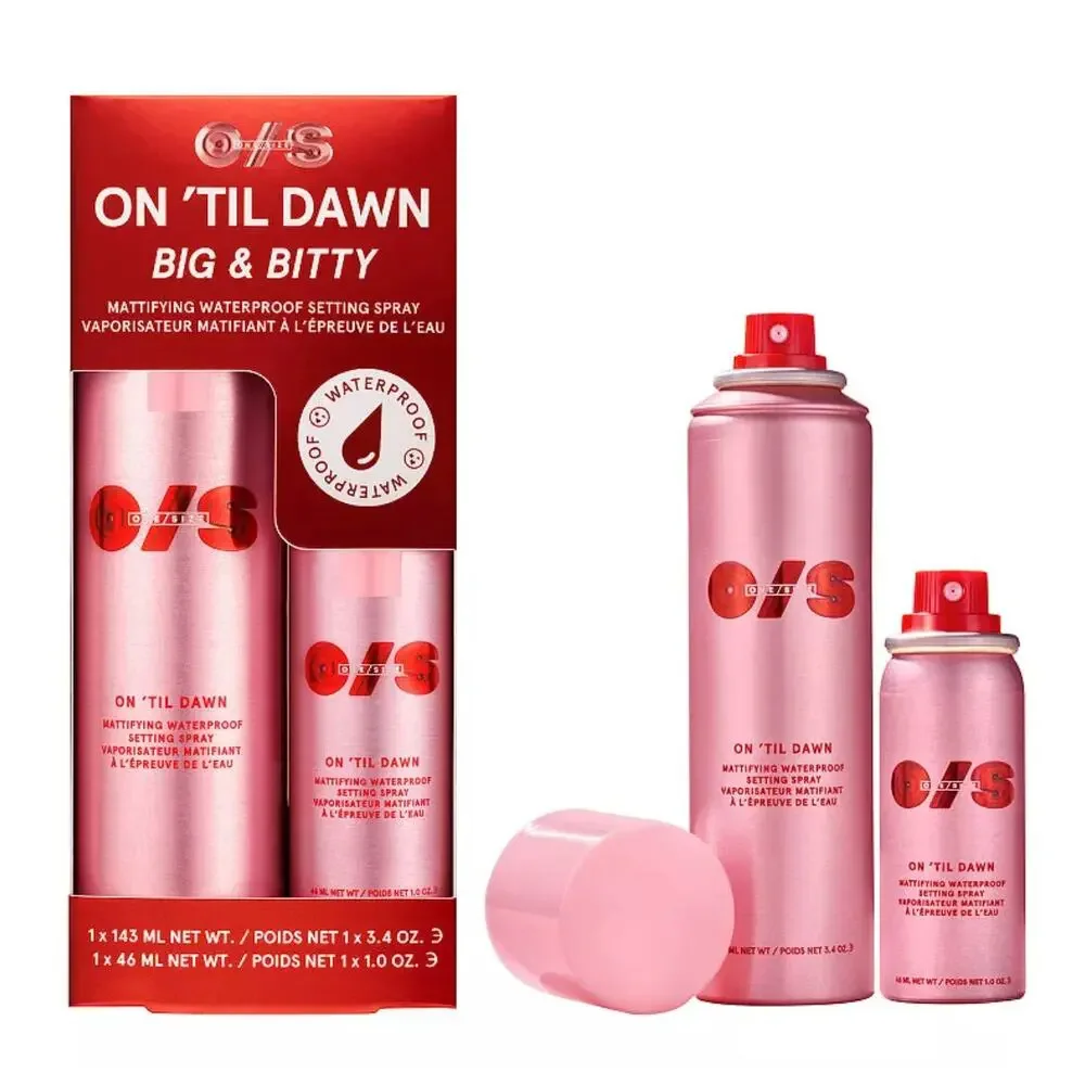 One Size On Til Dawn Mattifying Waterproof Setting Spray Big Bitty Duo NEW - Picture 6 of 6